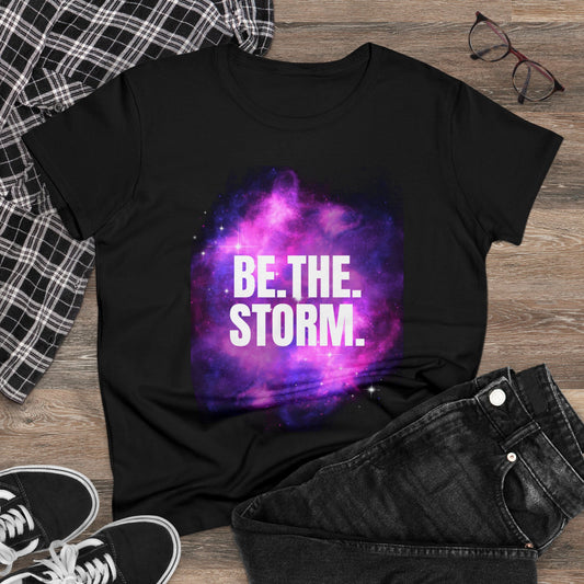 Be.The.Storm. Galaxy Women's Cotton Tee